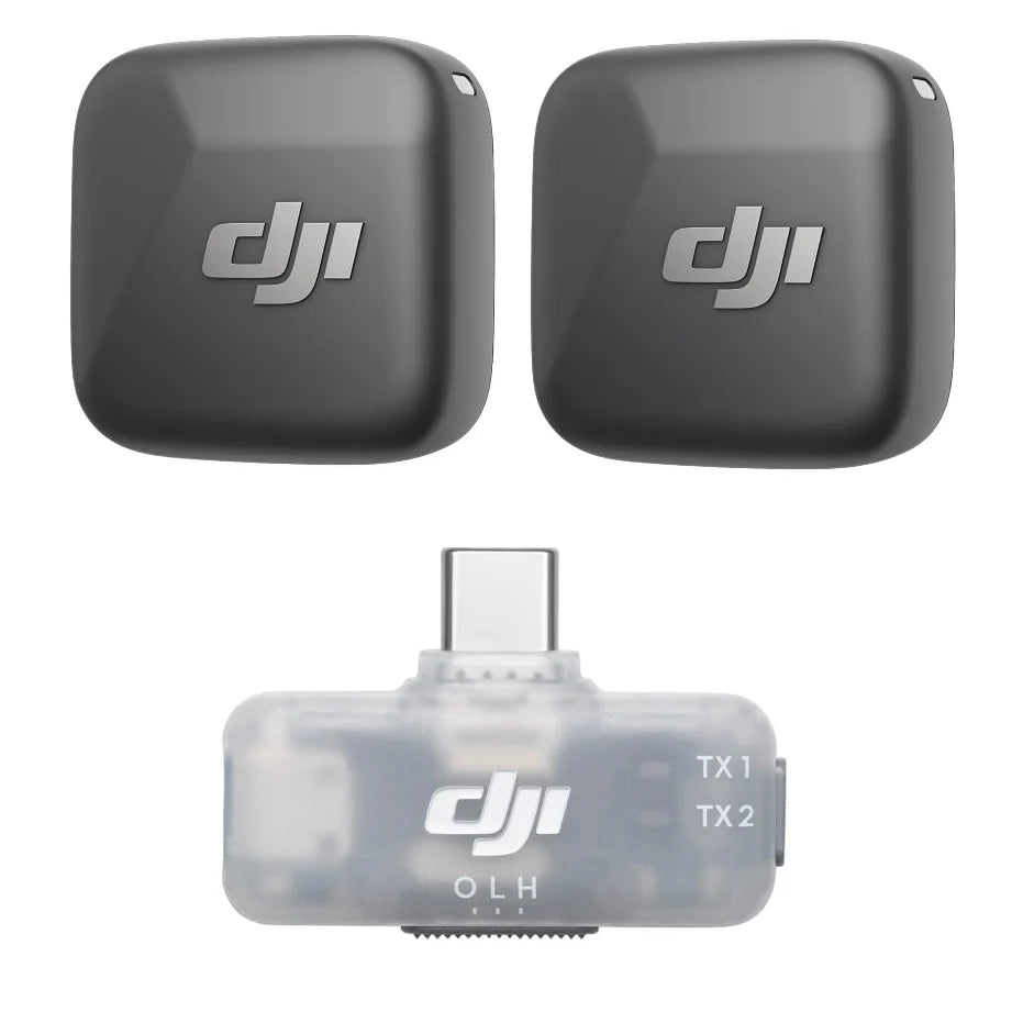 Compact Wireless Lavalier Microphone Mobile Version with Noise Reduction and High Quality Audio