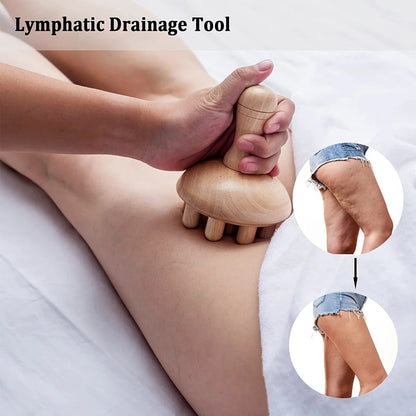 Wooden Foot Massage Roller Relieves Fatigue Foot Pain and Plantar Fasciitis Plantar Muscle Relaxation Tool Releases Lymph