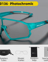 Photochromic Bicycle Glasses UV400 Goggle Large Frame Men Women Sports Bike Eyewear Sungless Adjustable Cycling Glasses