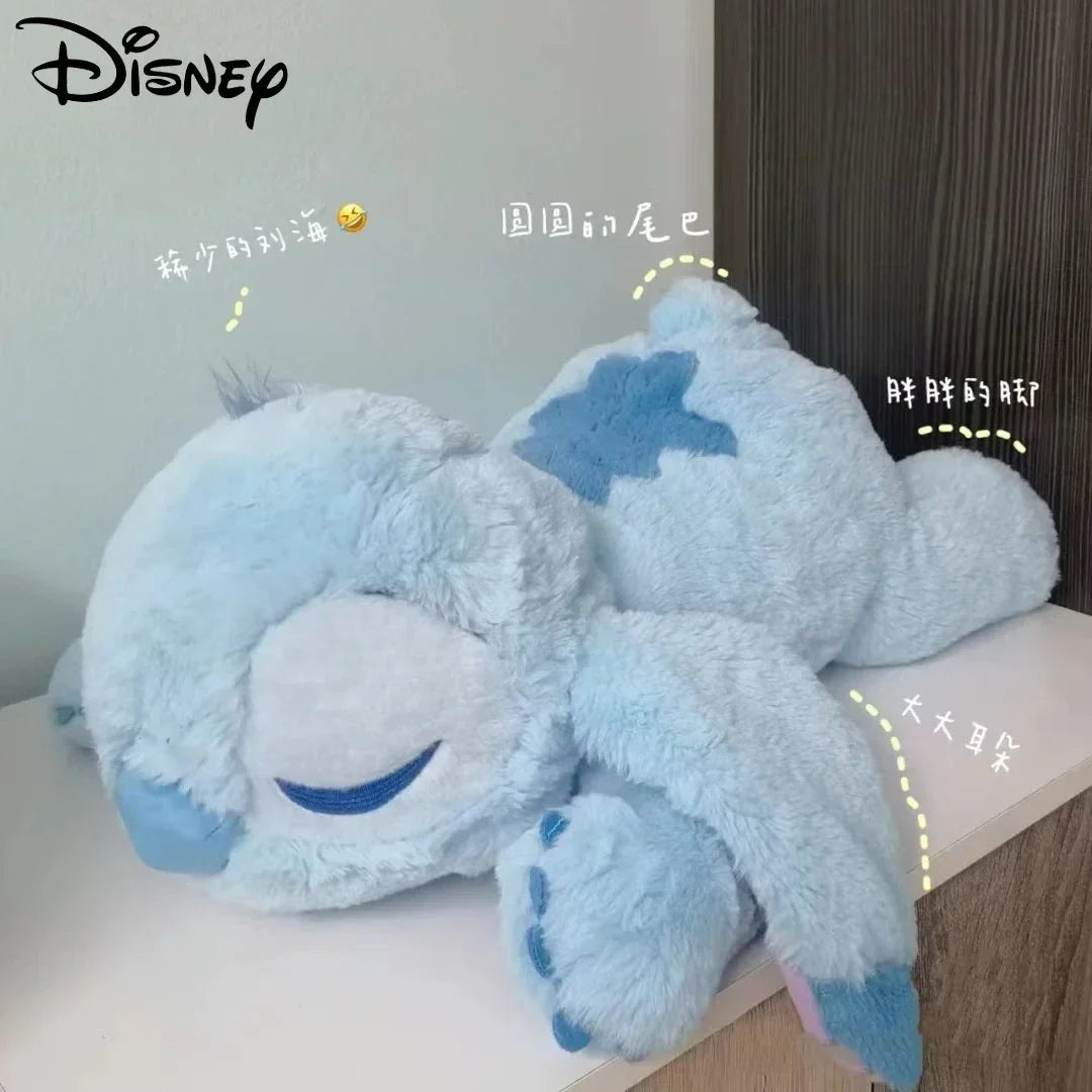 Disney Kawaii Lilo Stitch Stuffed Plush Toys Doll Sofa Cushion Pillow Cartoon Anime Figure Peluches  Girl Birthday Gift