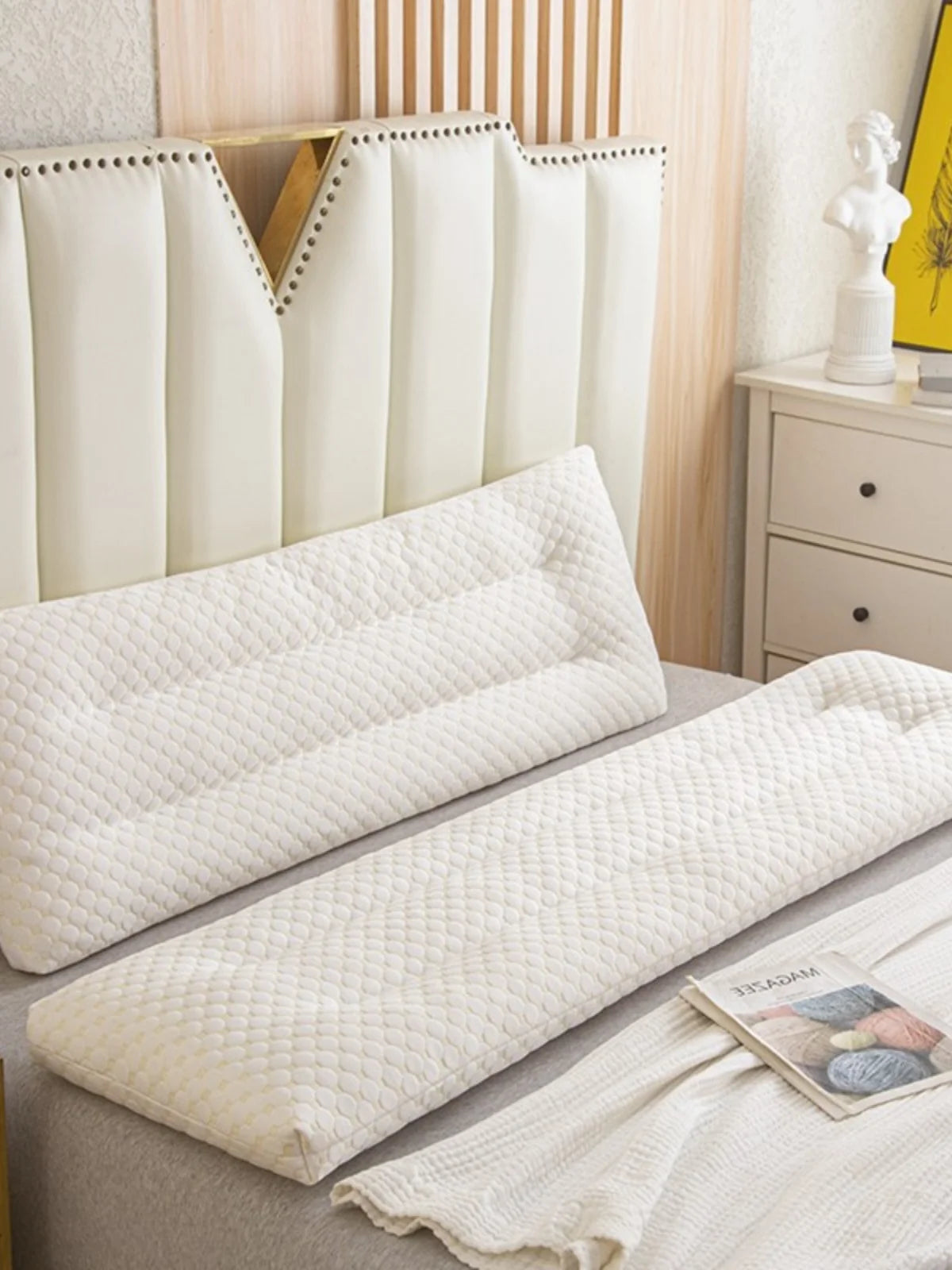 Double Size Long Pillow Parent Couple Extended Rectangle Home Use Husband And Wife Pillow .2m .5m .8m Core