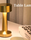 USB with Touch Sensor Dimmable Metal Table Lamp 3 Colors Bedroom Nightstand Kids Wireless LED Night Light Rechargeable Battery