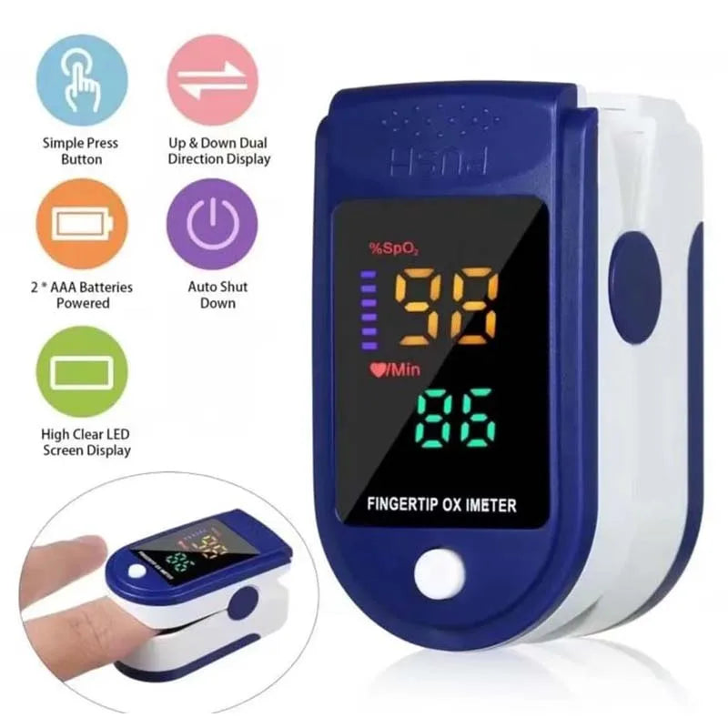 Digital Thermometer Accurate Oral Armpit Temperature Reading Fever Alert Thermometer  Thermometers Pulse Oximeter Finger