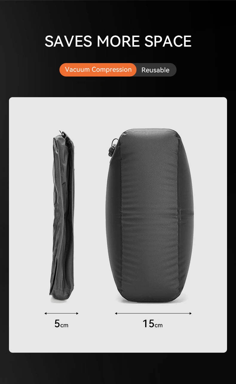 Automatic Vacuum Storage Bag for Clothes Travel Space Saver Compression Bag for Jackets Waterproof Clothing Organizer