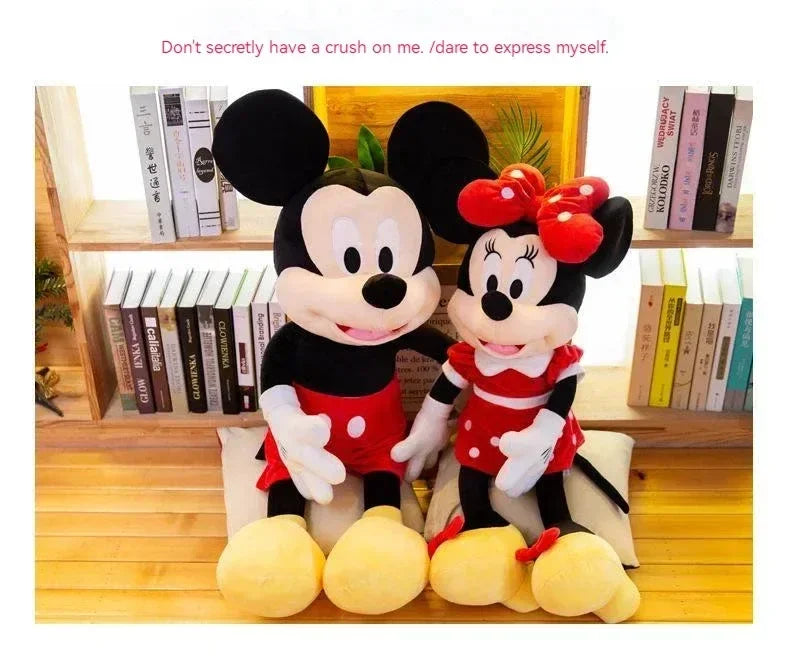 Cartoon Mouse Plush Doll Super Soft Crystal Velvet Pillow