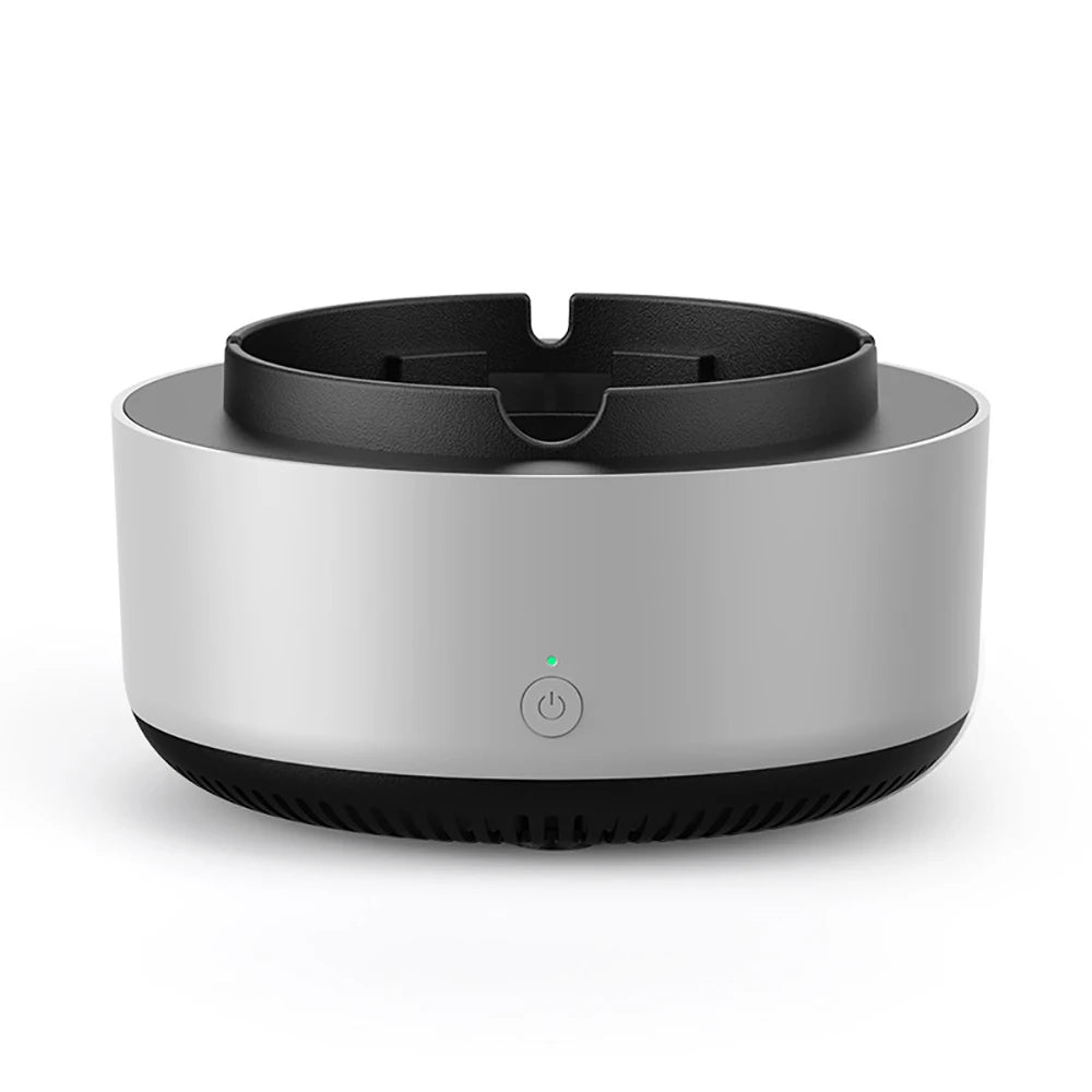 Electronic Smokeless Ashtray Air Purification Anion 360 Degree SurroundAutomatic Smoke Removal Smokeless Aromathera Desk Ornamen