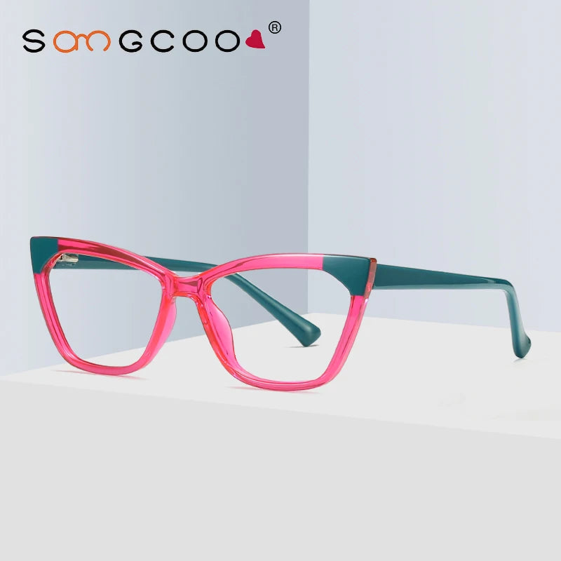 HONGMEI Prescription glasses for women lunette reading glasses blue light blocking women's eyepieces blue filter 2040