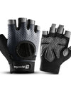Gym Sports Fitness Cycling Gloves Pink for Men and Women Weightlifting Breathable Anti Sweat Non-Slip Half-Finger Gloves