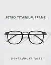 Fashionable Glasses Frame For Men Pure Titanium Acetate Anti Blue Light Eye Glasses Hot Original Brand Spectacles
