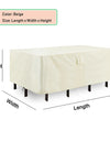 420D HEAVY DUTY Outdoor Garden Furniture Cover for Sofa Table Chair Patio Waterproof Wind-Proof Anti-UV Against Rain Snow