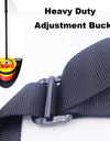 Heavy Duty Farmers Walk Straps Weightlifting Handle Straps for Barbell Plates Black Metal Gym Handles Functional Exercise Equipment