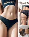 Lace Briefs Woman Panties Floral Lace T-Back Underwear Lingerie