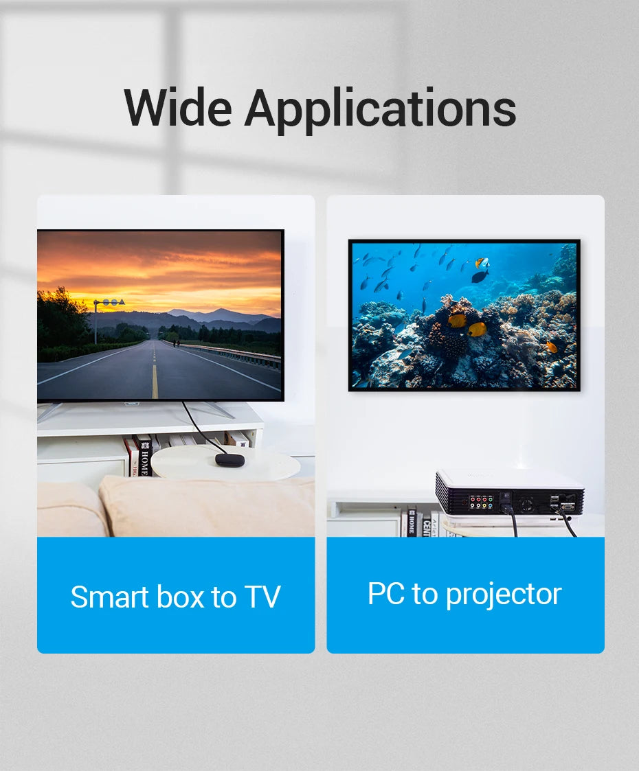HDMI-Compatible 2.1 Cable Ultra High Speed 8K@60Hz 4K@120Hz Certified Cord for PS5 Xiaomi TV Box Dolby Vision HDCP 2.3