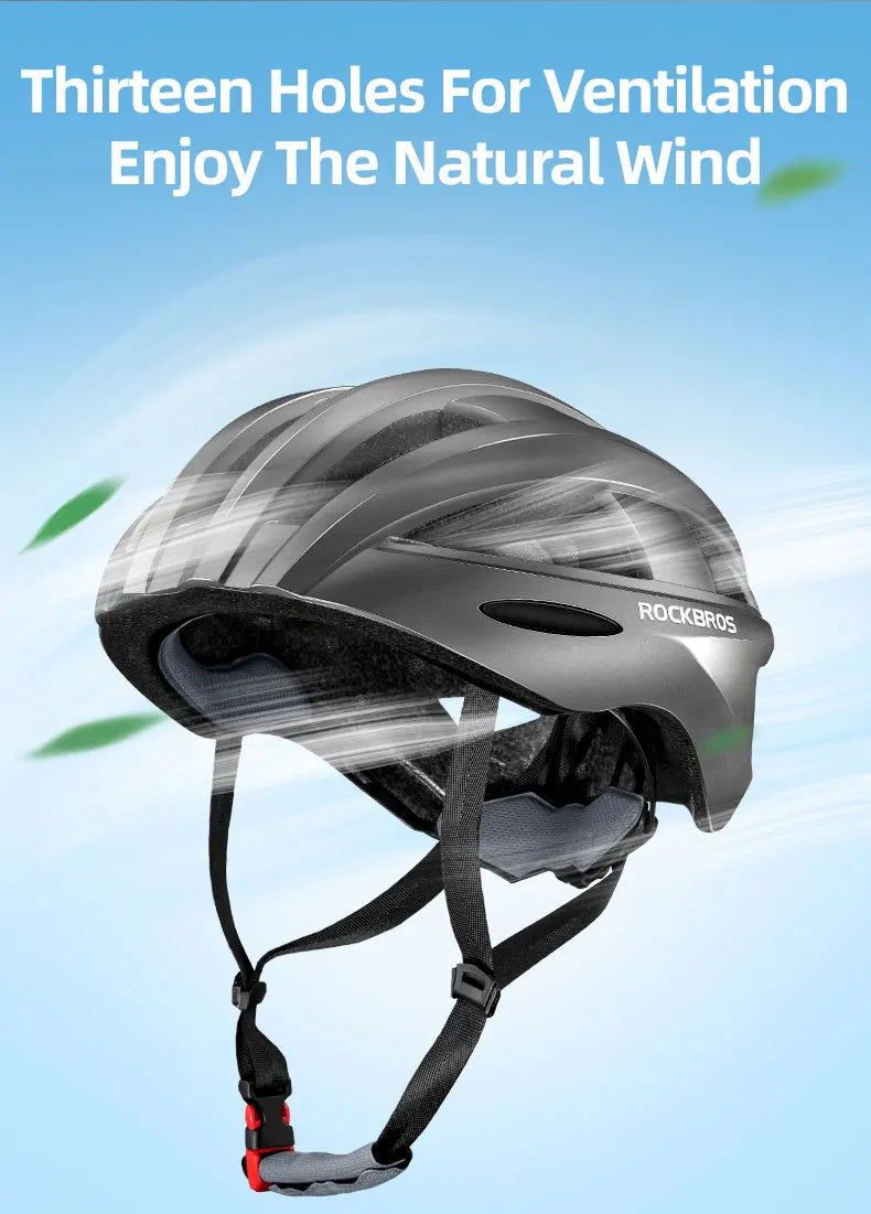 Bicycle Light Helmet MTB Road USB Warning Rear Light Cycling Helmet EPS PC Intergrally-molded Bike Helmet