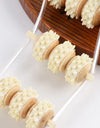 Wood Therapy Massage Tools,Wood Back Massager Roller Rope - for Body Shaping,Pain Relief,Wooden Therapy Lymphatic Tool
