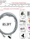 8-26M Outdoor Cooling Patio Misting System Fan Cooler Water Mist Gardenhouse Spray Hot Fog Misting System