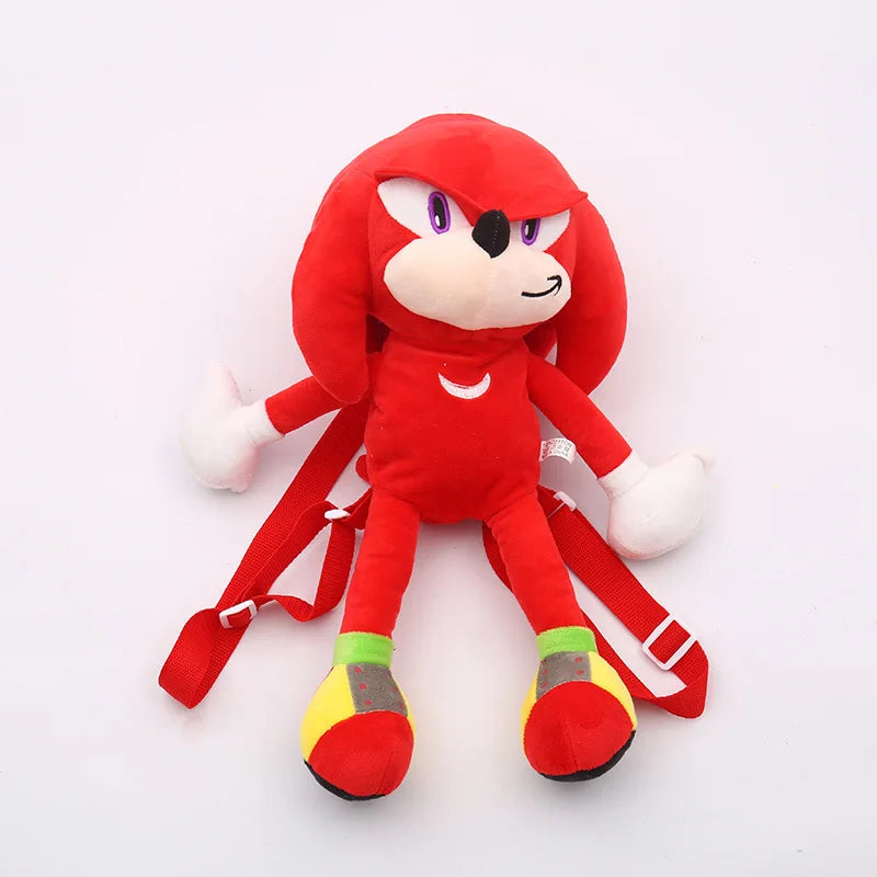Anime Hedgehog Plush Backpack Soft Cartoon Shoulder Bag