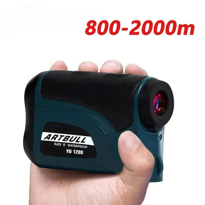 Laser Golf Rangefinder Telescope Hunting Outdoor Distance Meter 800m-2000m 6x Magnification