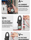 Smart Clamp Multimeter 600V Meter AC/DC Voltage Tester Ammeter Pliers Test Voltmeter Capacitance Ohm Current Tools
