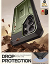 For Samsung Galaxy S25 Ultra Case UB Pro Full-Body Dual Layer Rugged Belt-Clip Phone Case with Built-in Screen Protector