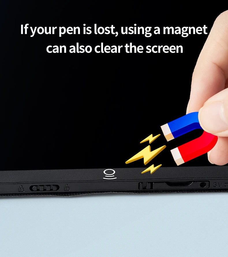 11.5 inch LCD Drawing Board for Work study Full Screen Superfine Handwriting megnet clear Writing Tablet Pad with Leather Case
