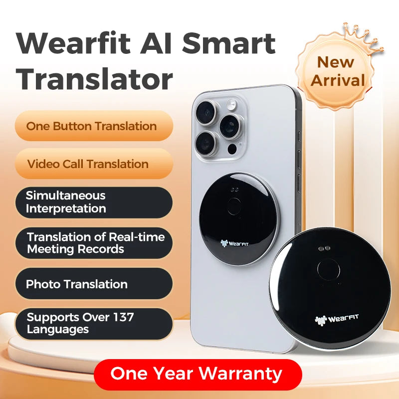 Smart Mini AI Voice Accurate Top Translator 139 Languages Video Photo Record Translate Simultaneous Interpretation Translation