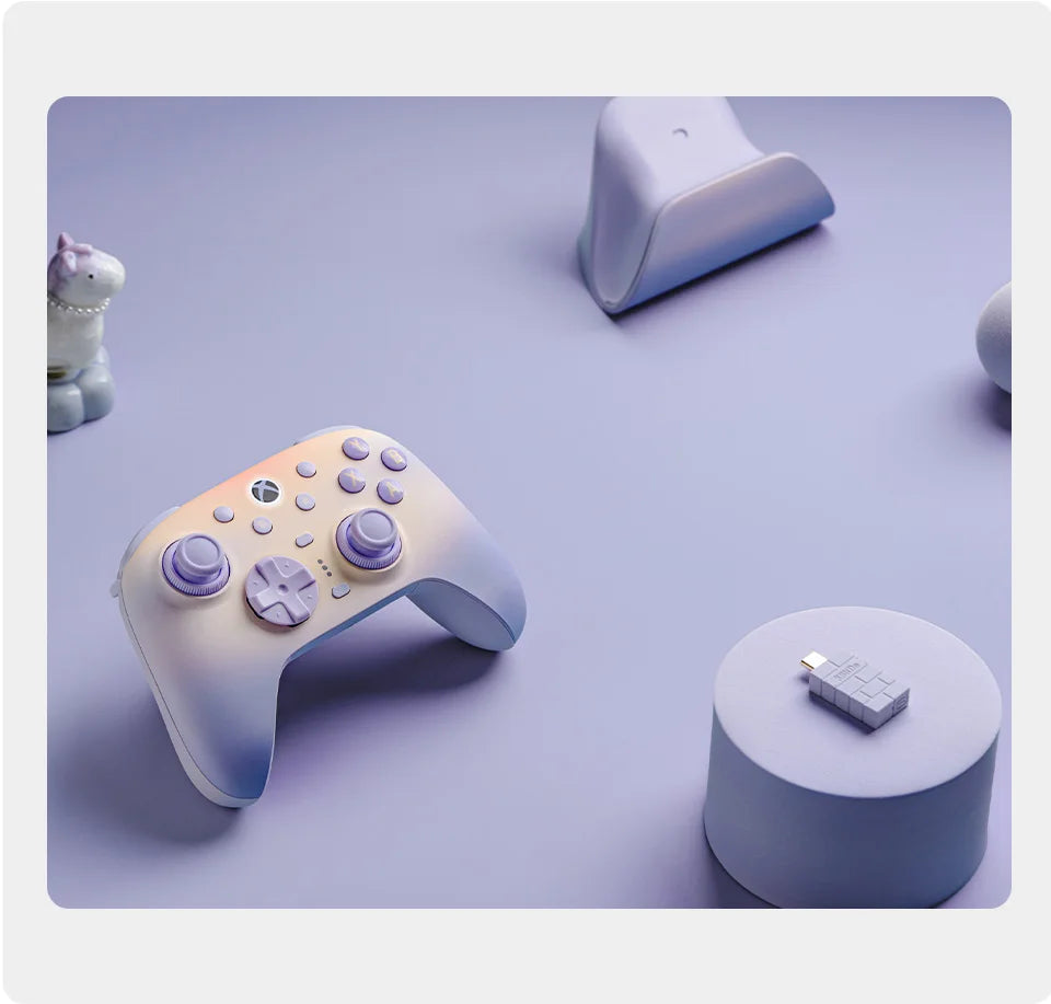 Wireless Gaming Controller with Adjustable TMR Joysticks for Xbox and PC Lavender