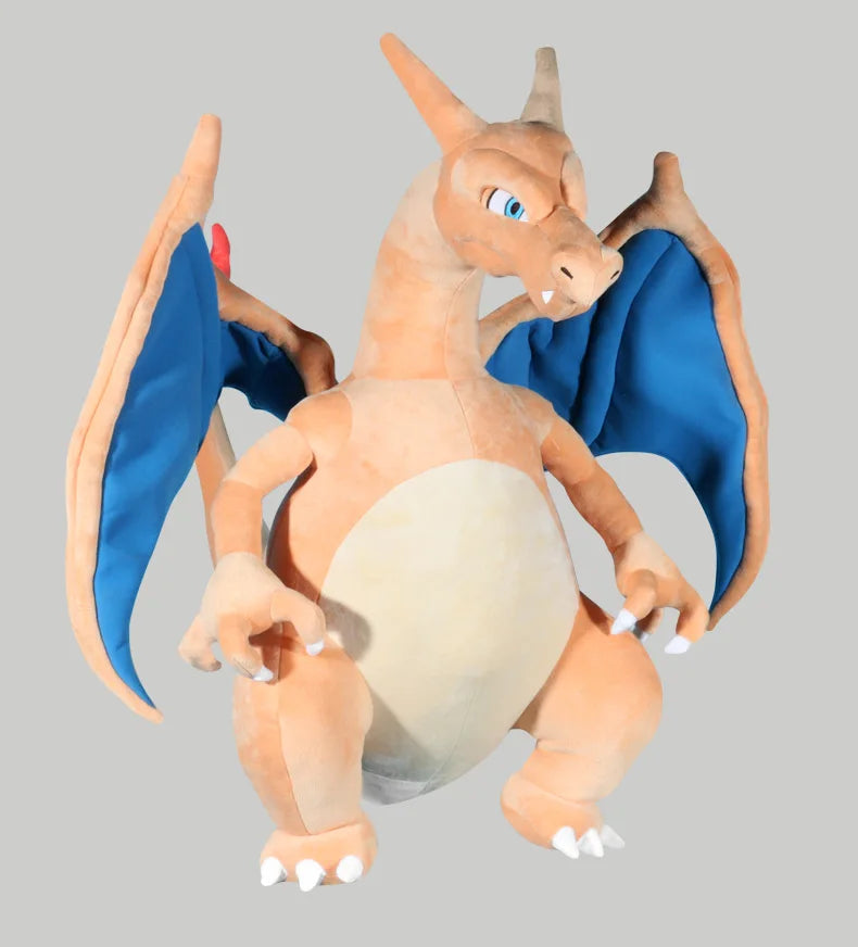 Giant Dragon Fire Monster Plush Doll Soft Anime Stuffed Toy