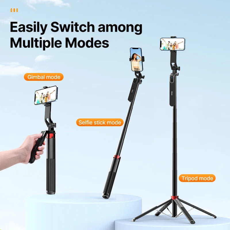 Smartphone Tripod Bluetooth Selfie Stick Desktop Tripod  for iPhone 12 13 14 GoPro Card Camera Live Streaming Video