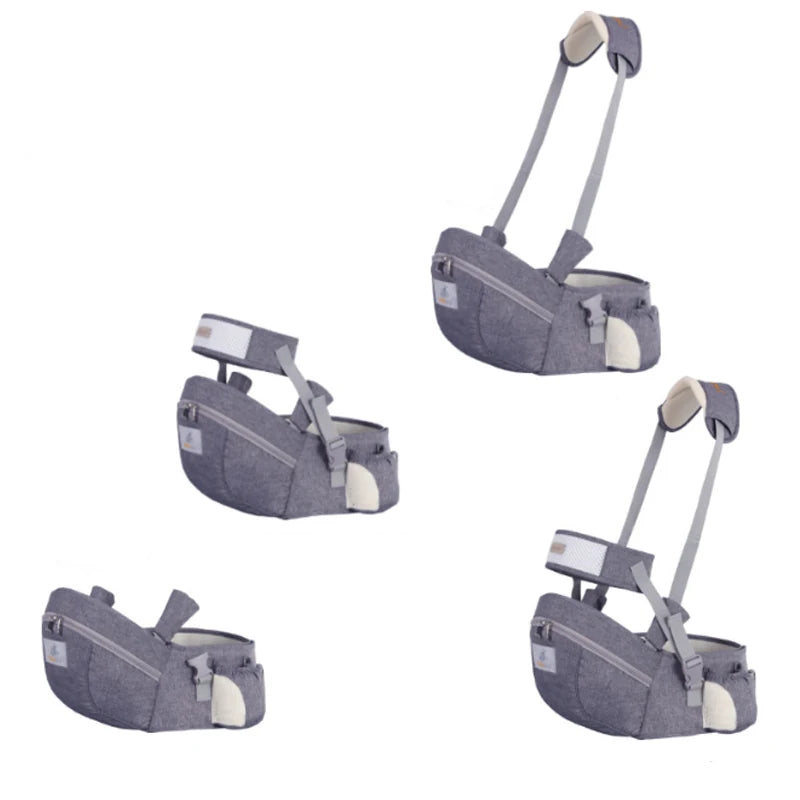 Ergonomic  Carrier Portable   Hip Seat Waist Stool Sling Front Facing Kangaroo  Wrap Carrier For  Gear