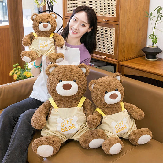 Kawaii Sitting Teddy Bear Plush Toy Soft Stuffed Doll
