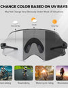 Photochromic Cycling Glasses UV400 Sports Sunglasses Men MTB Cycling Eyewear Road Bike Goggles Outdoor Bicycle Glasses