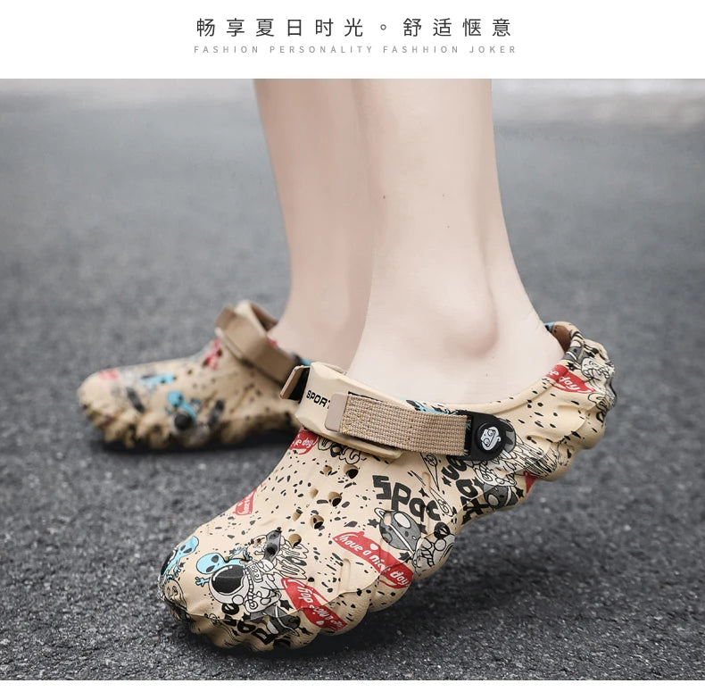 Soft Slippers EVA Men Outdoor Sandals Garden Clogs Male Casual Shoes Fashion Water Shoes Luxury Sandals Comfort Home