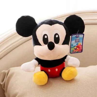Cartoon Plush Pin Winnie The Pooh Mickey Minnie Tigger Piggy Short Stuffed Animal Doll Doll Toy 's Holiday Gift