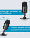 SB Condenser Desktop Microphone With Recording for Laptop Windows Mac Studio Video Mode for Youtube Live Streaming