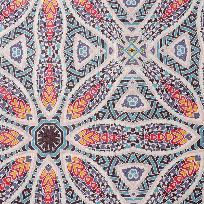 1/2/3/5M ethnic style linen canvas fabric for home textile DIY handmade sewing accessories sofa tablecloth by the meter