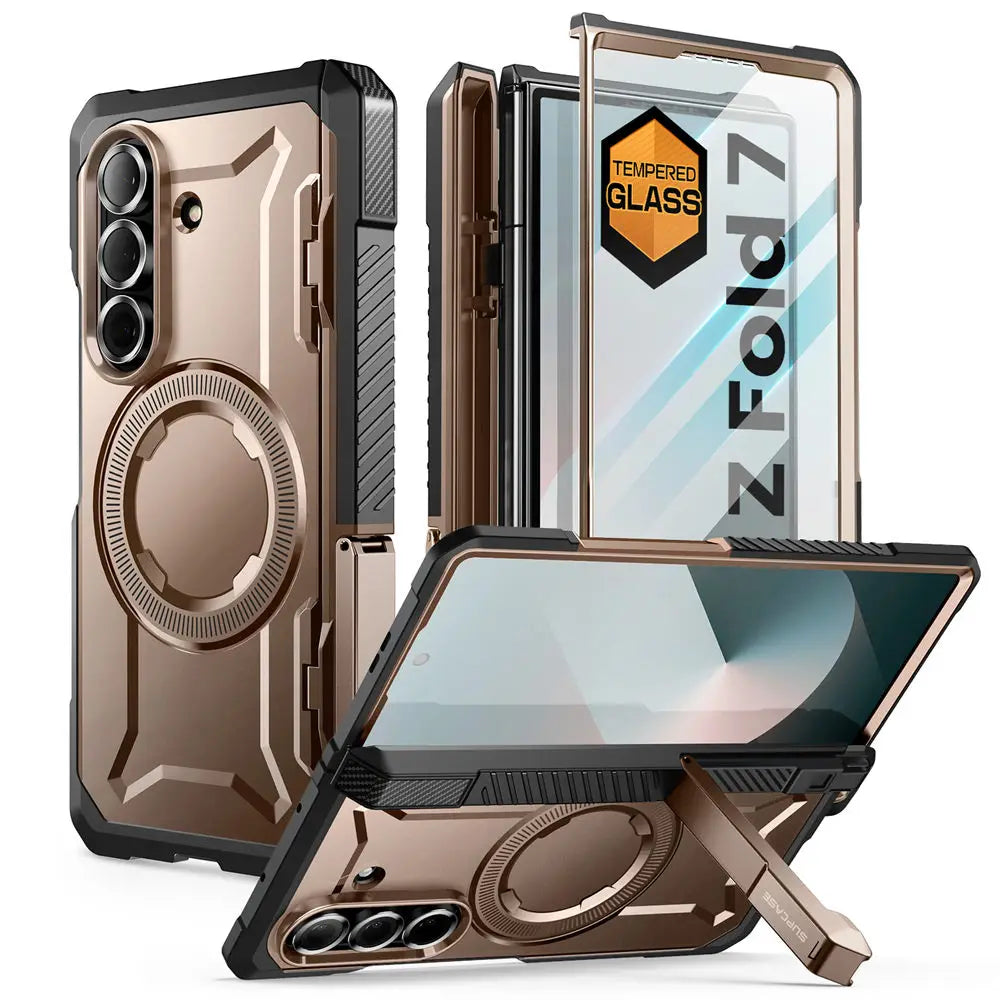For Samsung Galaxy Z Fold 7 Case UB Grip Anti-Scratch Heavy Duty Rugged  Phone Case with Screen Protector