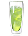 650ml Double Wall Glass Mug Clear Resistant Handmade Kungfu Tea Mug Coffee Milk Juice Lemon Healthy Drink Double Layer Glass Mug