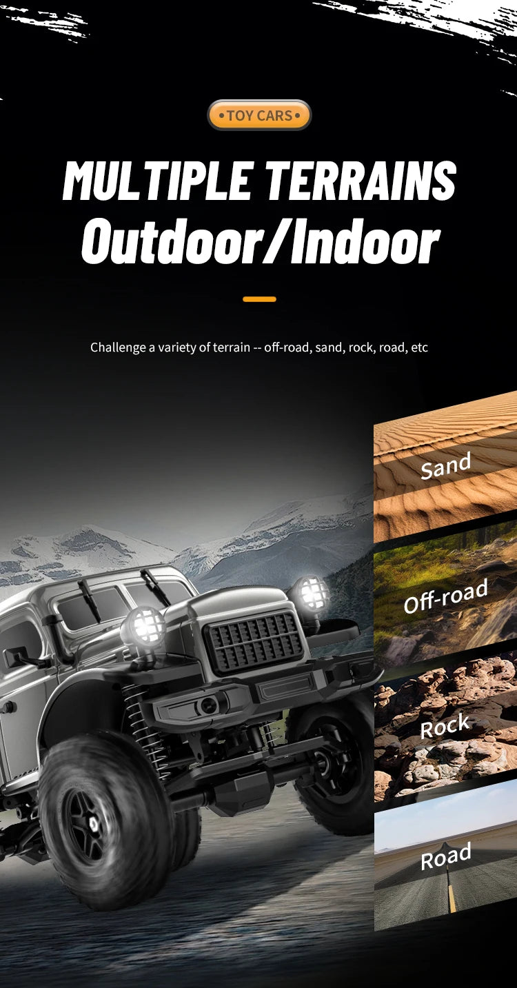2.4G 4WD Remote Control Off Road Pickup Truck