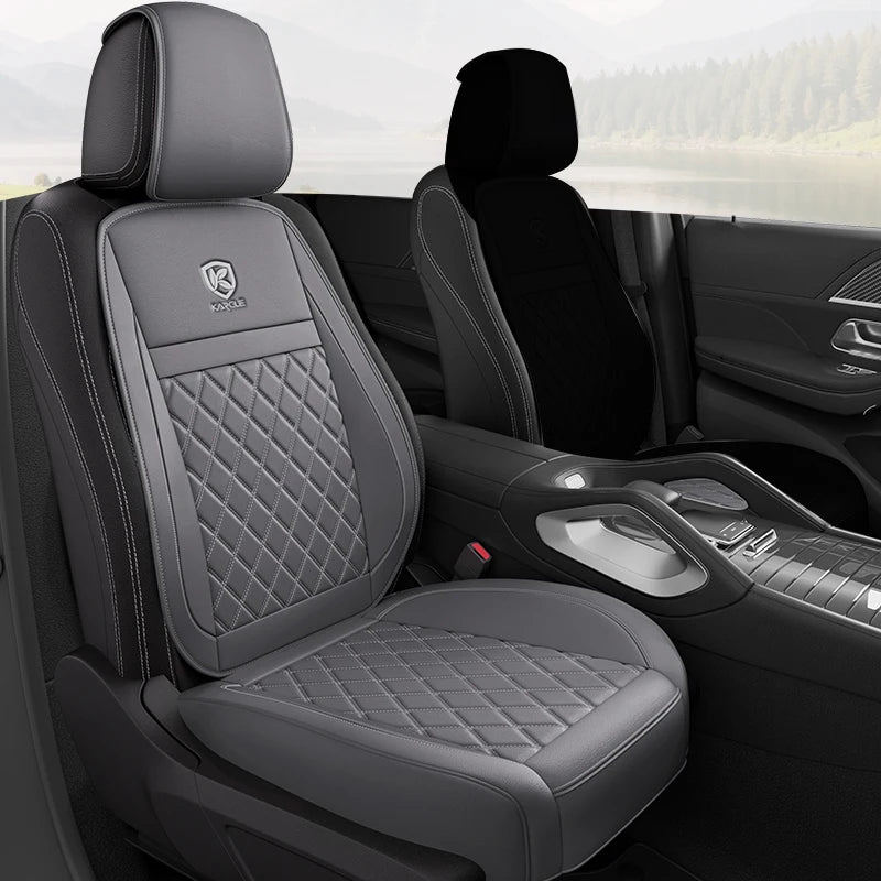 Leather Car Seat Covers Universal PU Cars Seat Cushion Cover Automobiles Seat Protector Waterproof Car Chair Pad Mat