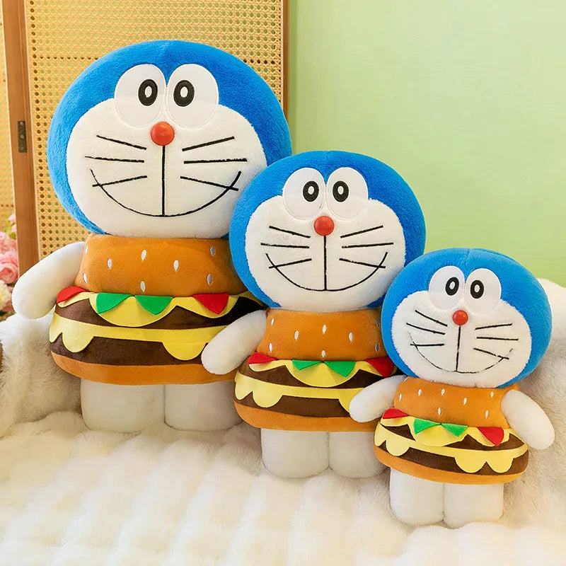 Large Blue Robot Cat Plush Stuffed Doll Toy