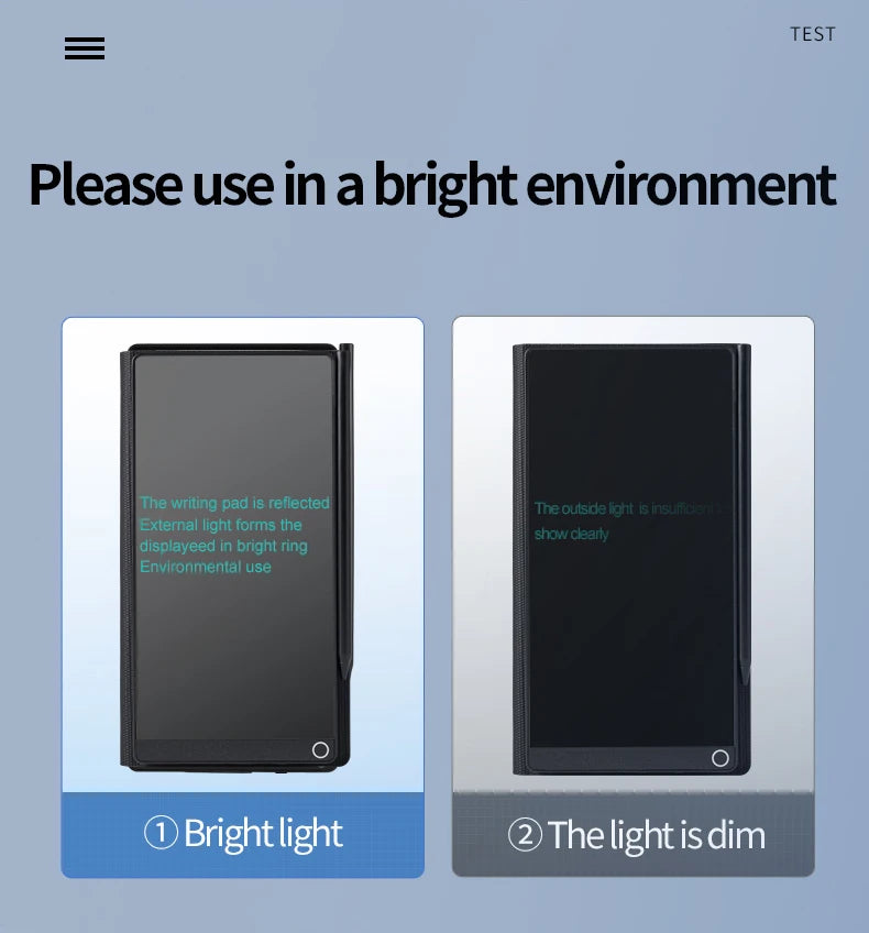 6.5 Inch Leather Case for Magic Tablet Full Screen Handwriting Induction Drawing Blackboard Erasable Meeting LCD sketches Pad