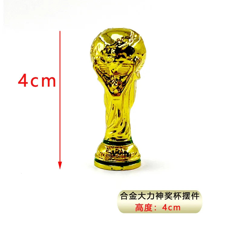 2026 Football Trophy Keychain Soccer Fan Backpack Charm Collectible