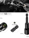 6-19mm Impact-Socket Magnetic Nut Screwdriver Deep Socket Adapter 1/4 Hex Wrench Heads Electric Drill Bit Repairing Hand Tools