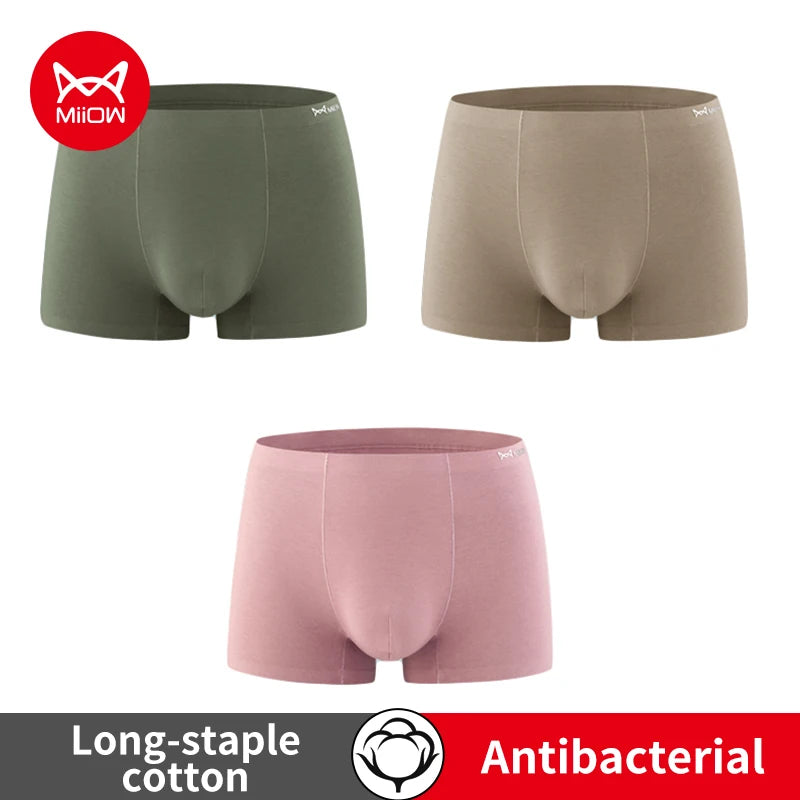 3-Pack Men’s Graphene Antibacterial Boxer Shorts – Comfortable & Durable