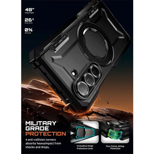 For Samsung Galaxy Z Fold 7 Case UB Grip Anti-Scratch Heavy Duty Rugged Phone Case with Screen Protector