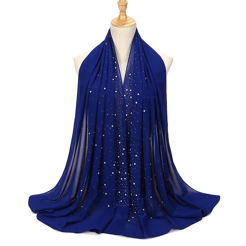 Chiffon Hijabs Scarf Turbans High Quality Chiffon Shawls For Muslim Veil Islamic Malaysian Women Veil Hijabs Scarf Long Shawls