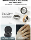 R10 Smart Ring with Charging Case for Men Women, Health and Sleep Monitor, 5ATM Waterproof, Multi-sport Mode