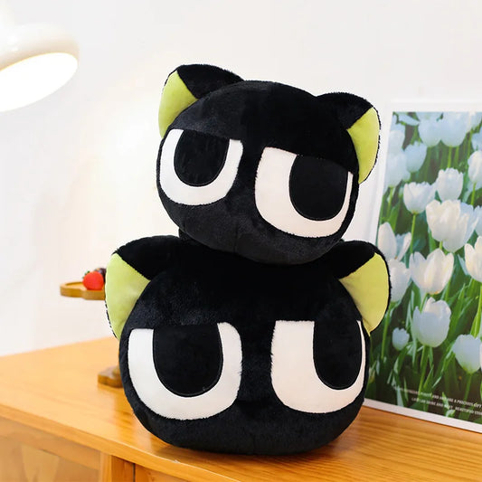 Cute Black Cat Character Plush Stuffed Doll Pillow Toy