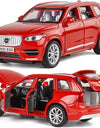 Simulation 1:32 Volvo XC90 SUV Alloy Diecast Metal Model Sound & Light Toy Car Central Control Ornaments Display Present For Boy